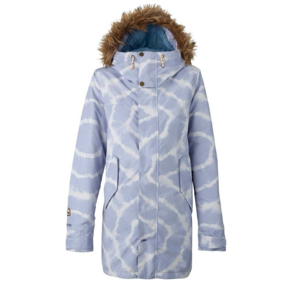 Burton Blue and White Ski Jacket